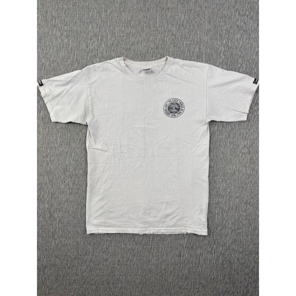 Crooks and Castles The Ruling Elite Graphic T-Shirt White Small Streetwear Tee